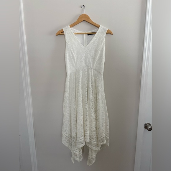 bridesmay Dresses & Skirts - Bridesmay Women’s White Floral Lace Cocktail Dress Size S